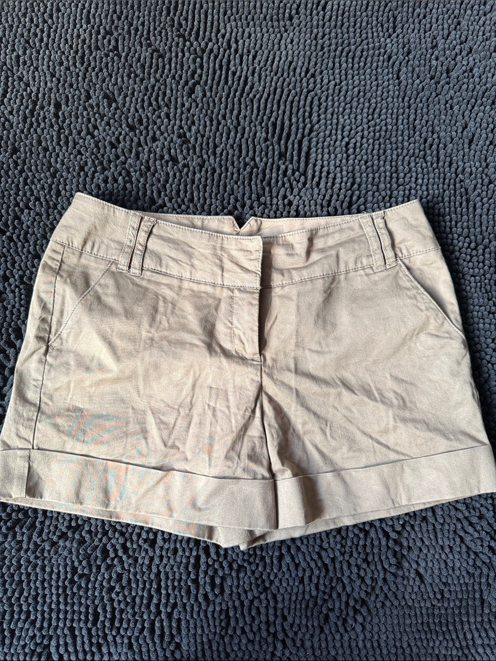 Express Olive Cuffed Shorts